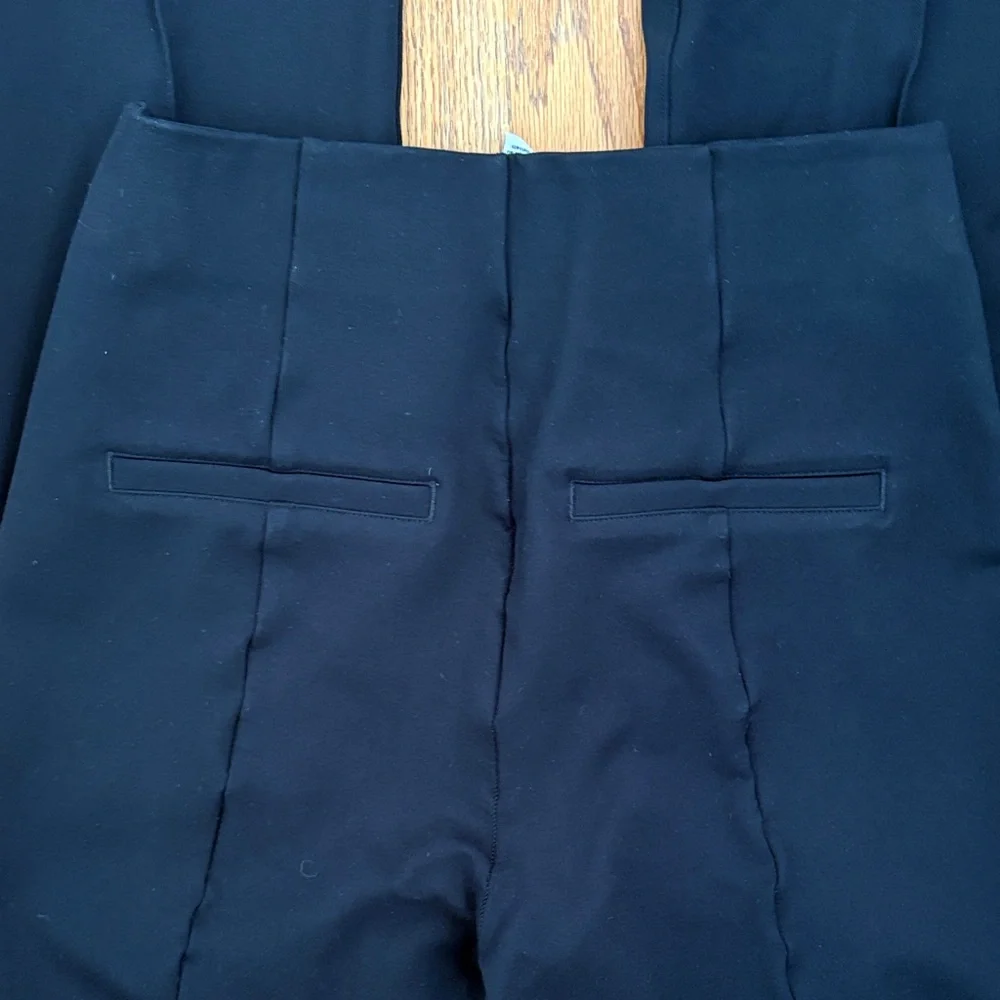 SPANX Black Ponte Micro Flare Women's Pants - Picture 8 of 9